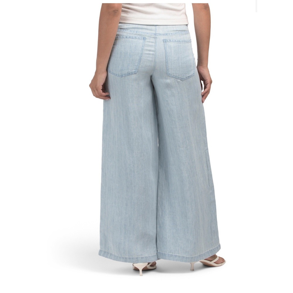 Magaschoni 100% Hemp Wide Leg Palazzo Pants NWT 6 - Picture 5 of 12